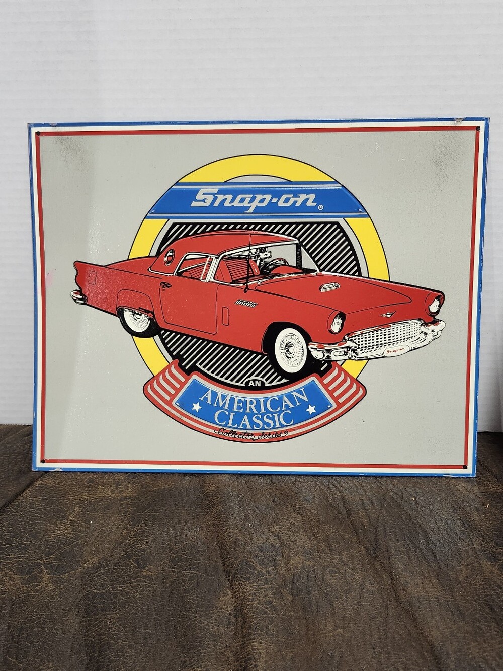 Snap-On Nostalgic Reproduction Metal Sign